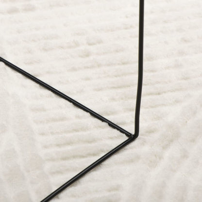 vidaXL Rug IZA Short Pile Scandinavian Look Cream 200x280 cm