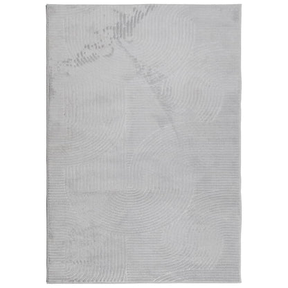 vidaXL Rug IZA Short Pile Scandinavian Look Grey 160x230 cm