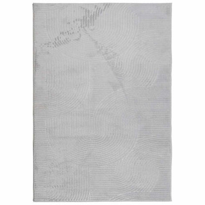vidaXL Rug IZA Short Pile Scandinavian Look Grey 160x230 cm