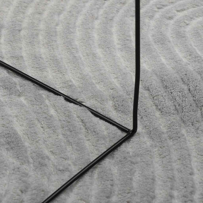 vidaXL Rug IZA Short Pile Scandinavian Look Grey 160x230 cm