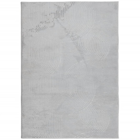 vidaXL Rug IZA Short Pile Scandinavian Look Grey 200x280 cm