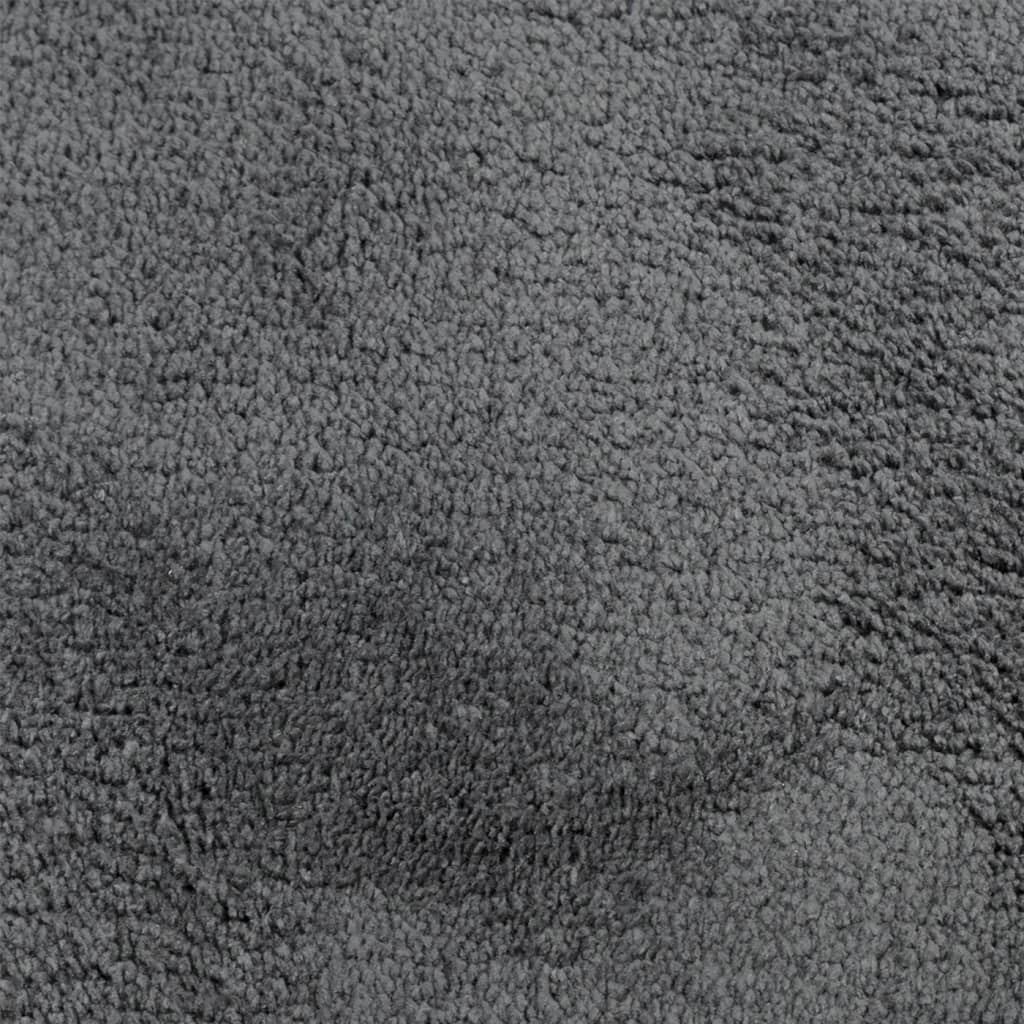 vidaXL Rug OVIEDO Short Pile Anthracite 160x230 cm
