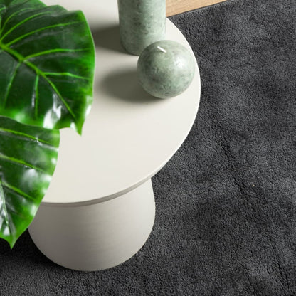 vidaXL Rug OVIEDO Short Pile Anthracite 240x240 cm