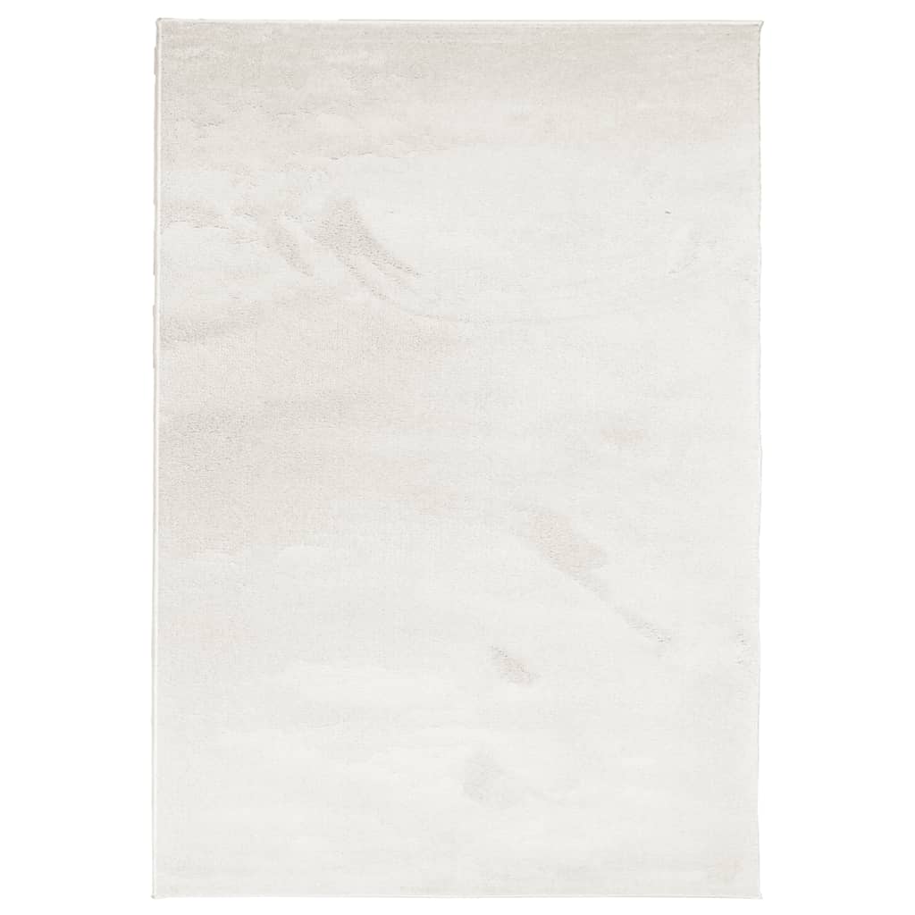 vidaXL Rug OVIEDO Short Pile Beige 140x200 cm