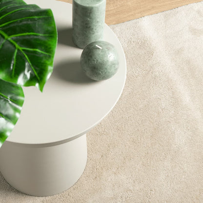 vidaXL Rug OVIEDO Short Pile Beige 200x200 cm