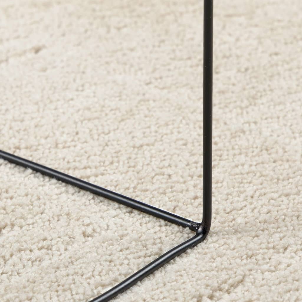 vidaXL Rug OVIEDO Short Pile Beige 240x240 cm