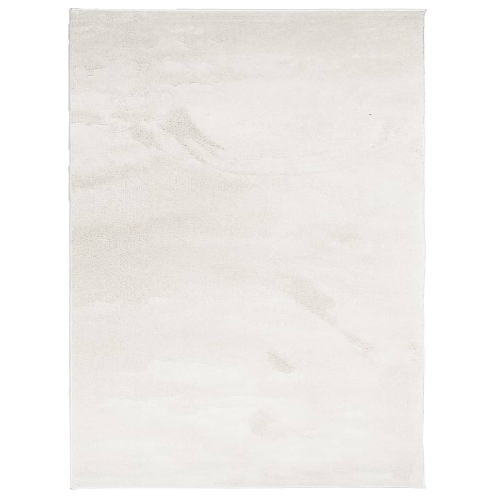 vidaXL Rug OVIEDO Short Pile Beige 240x340 cm