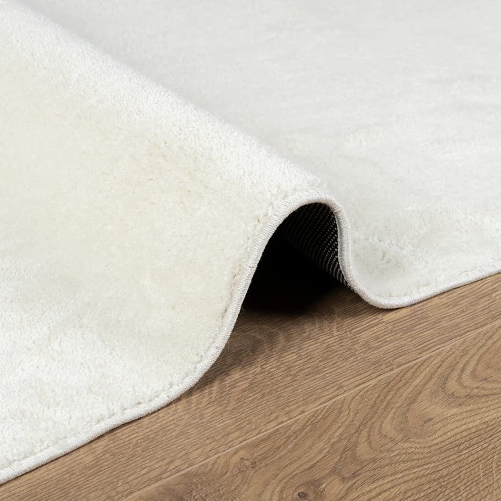 vidaXL Rug OVIEDO Short Pile Cream 140x200 cm
