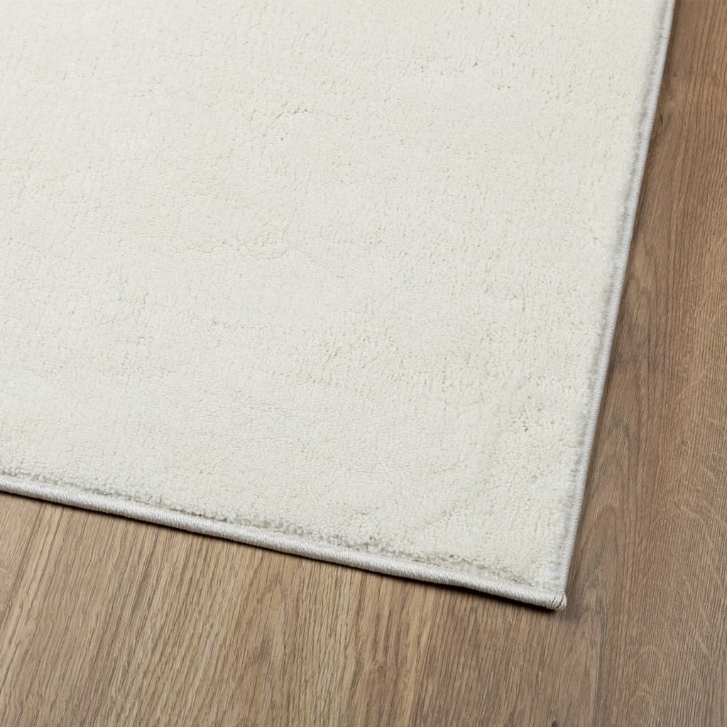 vidaXL Rug OVIEDO Short Pile Cream 160x230 cm