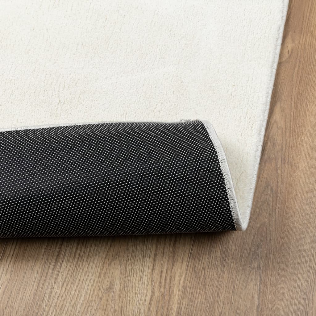 vidaXL Rug OVIEDO Short Pile Cream 160x230 cm