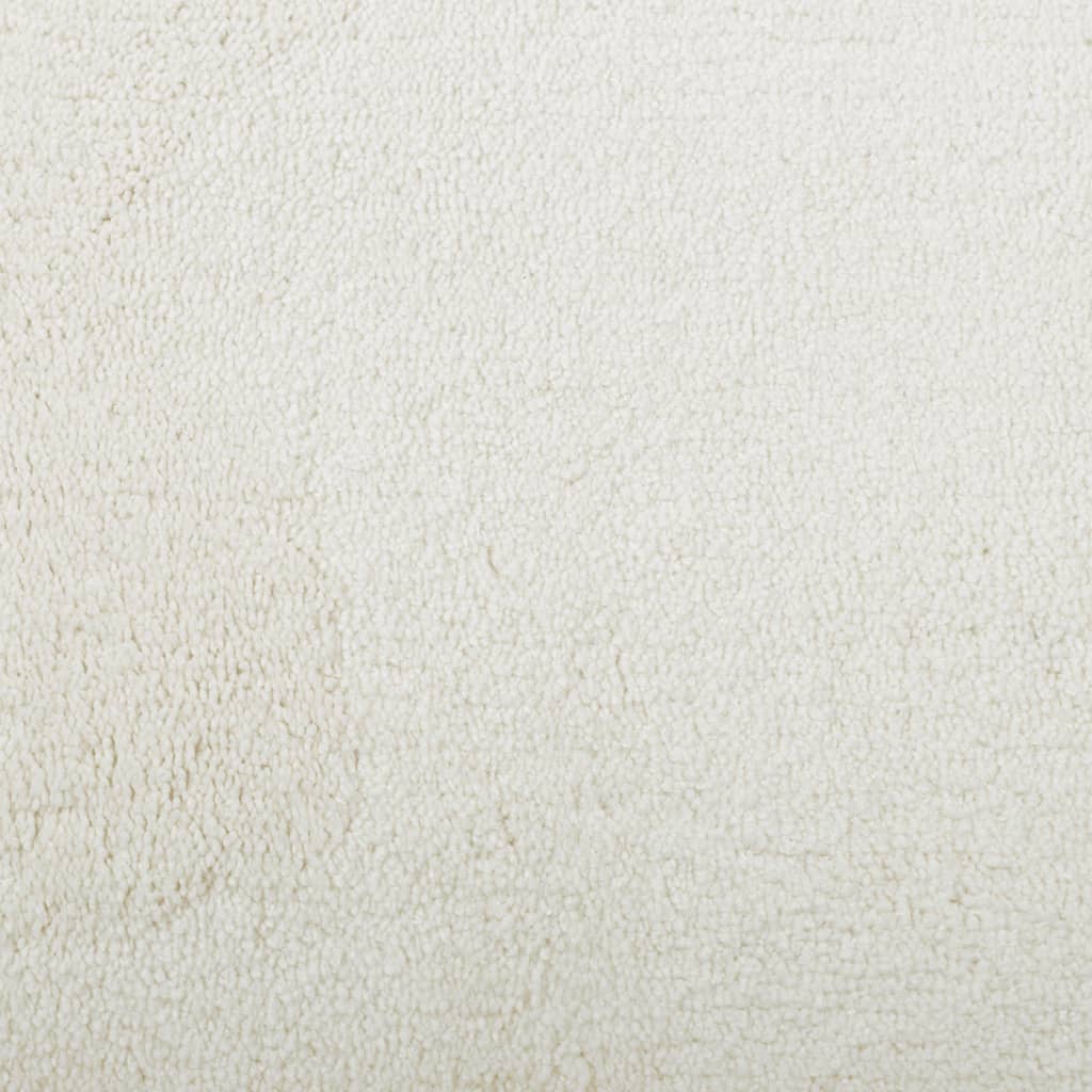 vidaXL Rug OVIEDO Short Pile Cream Ø 160 cm