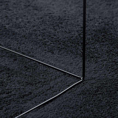 vidaXL Rug OVIEDO Short Pile Black 160x230 cm
