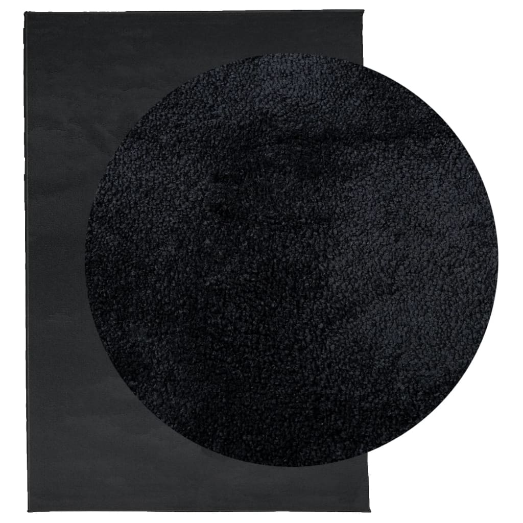 vidaXL Rug OVIEDO Short Pile Black 200x280 cm