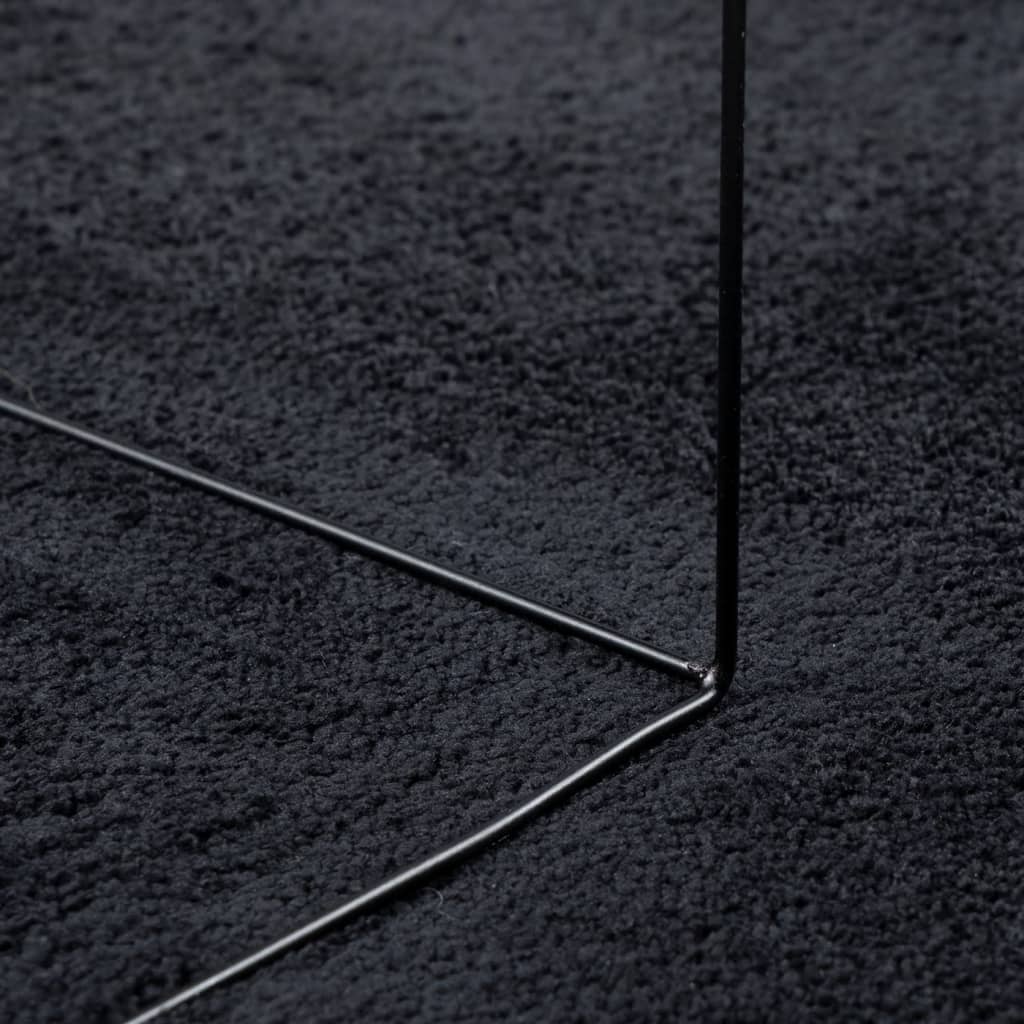 vidaXL Rug OVIEDO Short Pile Black 200x280 cm