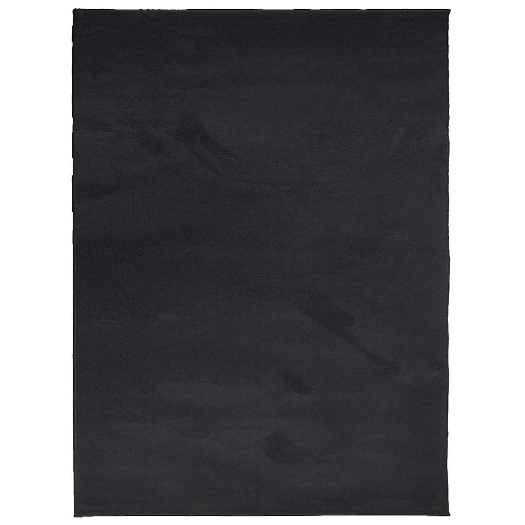 vidaXL Rug OVIEDO Short Pile Black 240x340 cm