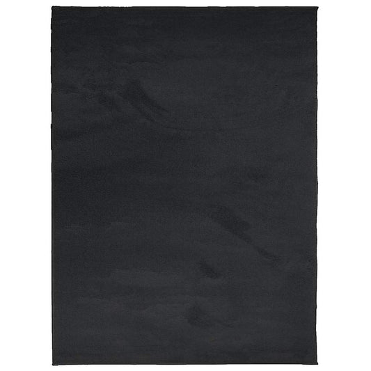 vidaXL Rug OVIEDO Short Pile Black 240x340 cm