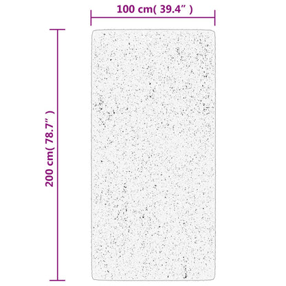 vidaXL Rug OVIEDO Short Pile Green 100x200 cm