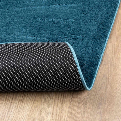 vidaXL Rug OVIEDO Short Pile Turquoise 240x240 cm