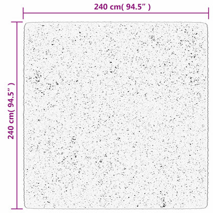 vidaXL Rug OVIEDO Short Pile Turquoise 240x240 cm