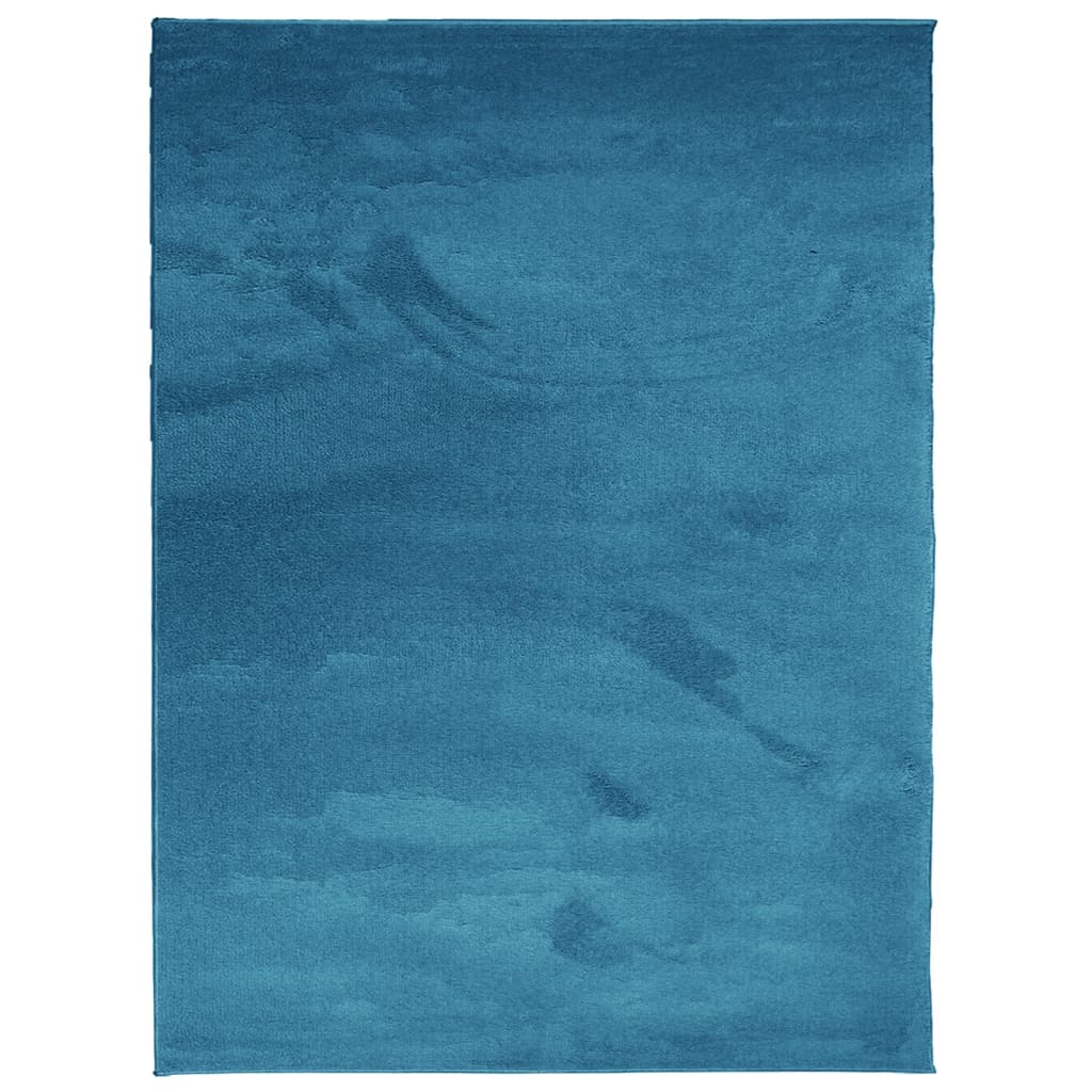 vidaXL Rug OVIEDO Short Pile Turquoise 240x340 cm