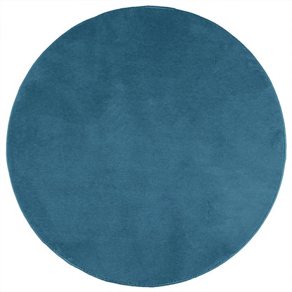vidaXL Rug OVIEDO Short Pile Turquoise Ø 200 cm