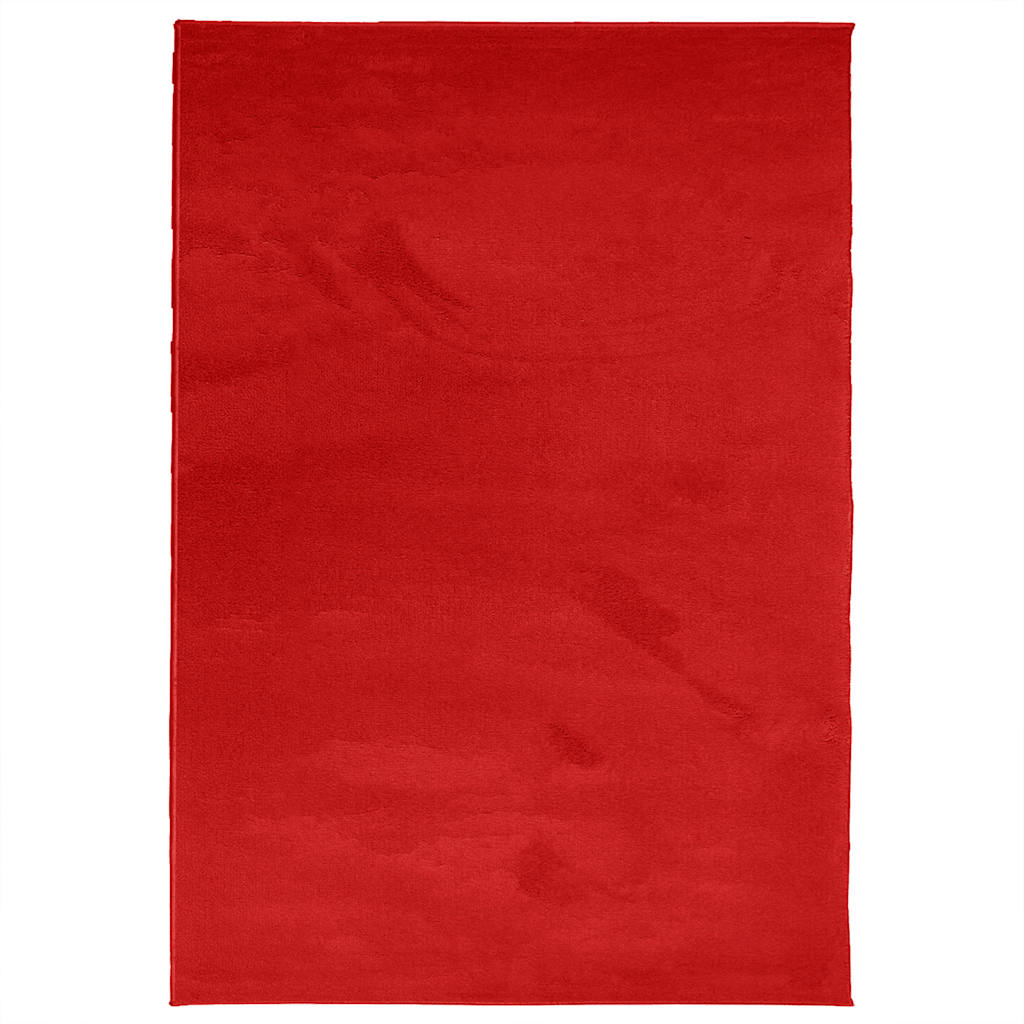 vidaXL Rug OVIEDO Short Pile Red 160x230 cm