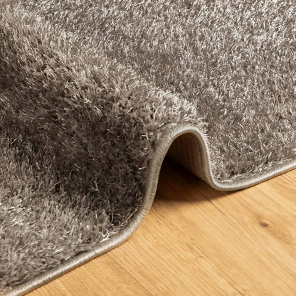 vidaXL Rug ISTAN High Pile Shiny Look Grey 100x200 cm