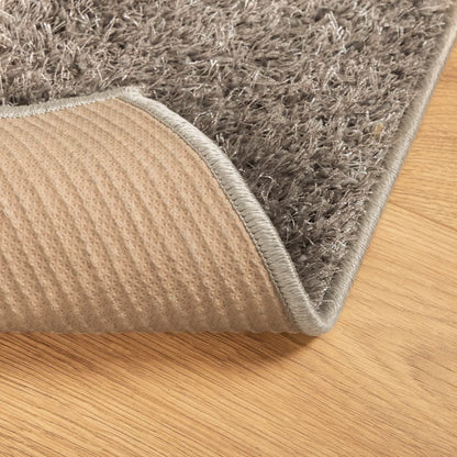 vidaXL Rug ISTAN High Pile Shiny Look Grey 120x170 cm