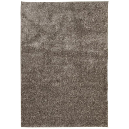 vidaXL Rug ISTAN High Pile Shiny Look Grey 160x230 cm