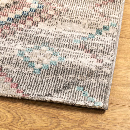 vidaXL Rug ARBIZU Indoor and Outdoor Vintage Design 80x250 cm