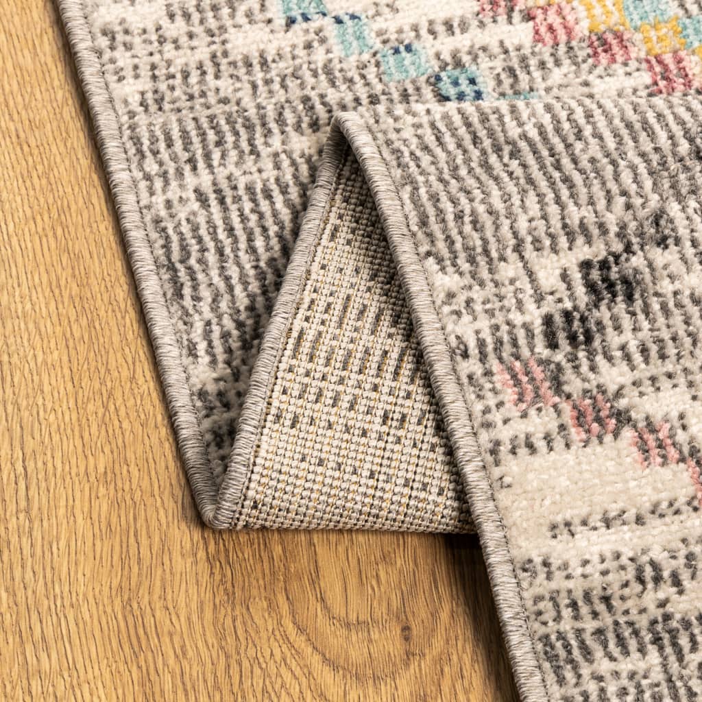 vidaXL Rug ARBIZU Indoor and Outdoor Vintage Design 140x200 cm