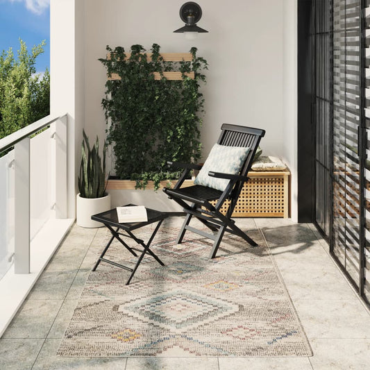 vidaXL Rug ARBIZU Indoor and Outdoor Vintage Design 140x200 cm