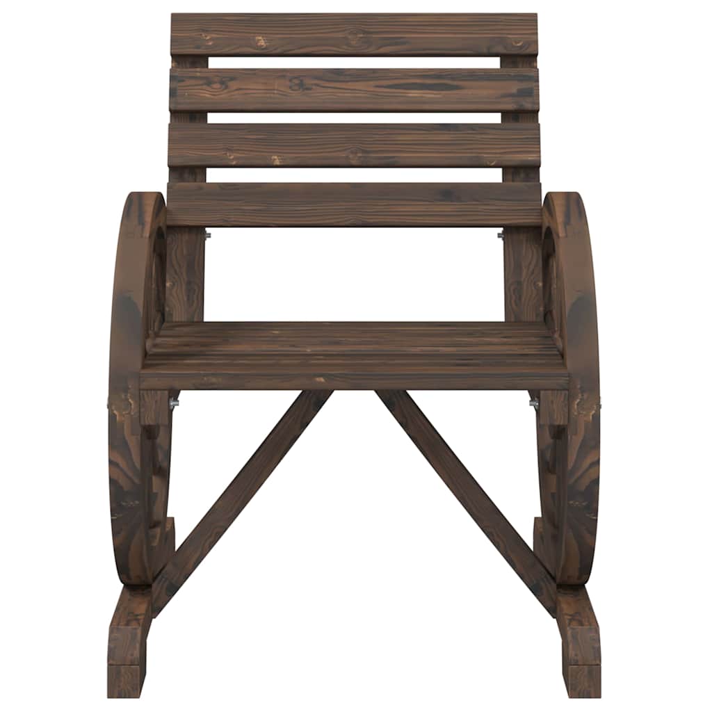 vidaXL 4 Piece Garden Lounge Set Solid Wood Fir