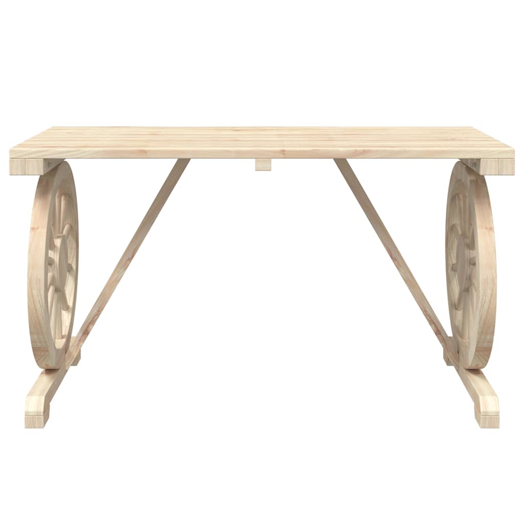 vidaXL 3 Piece Garden Dining Set Solid Wood Fir