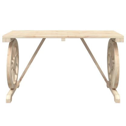 vidaXL 3 Piece Garden Dining Set Solid Wood Fir