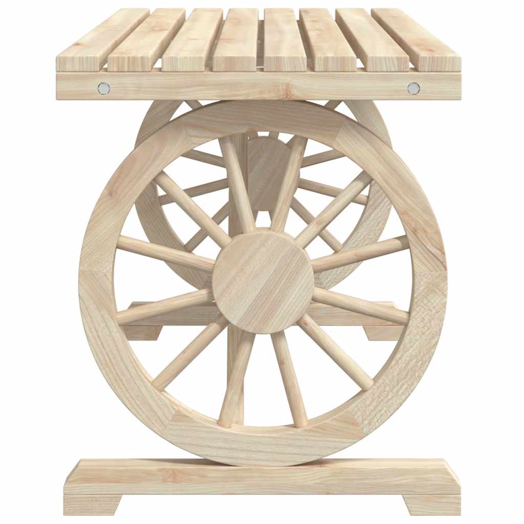 vidaXL 3 Piece Garden Dining Set Solid Wood Fir