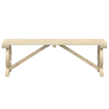 vidaXL 3 Piece Garden Dining Set Solid Wood Fir