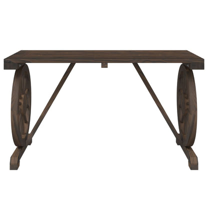 vidaXL 3 Piece Garden Dining Set Solid Wood Fir