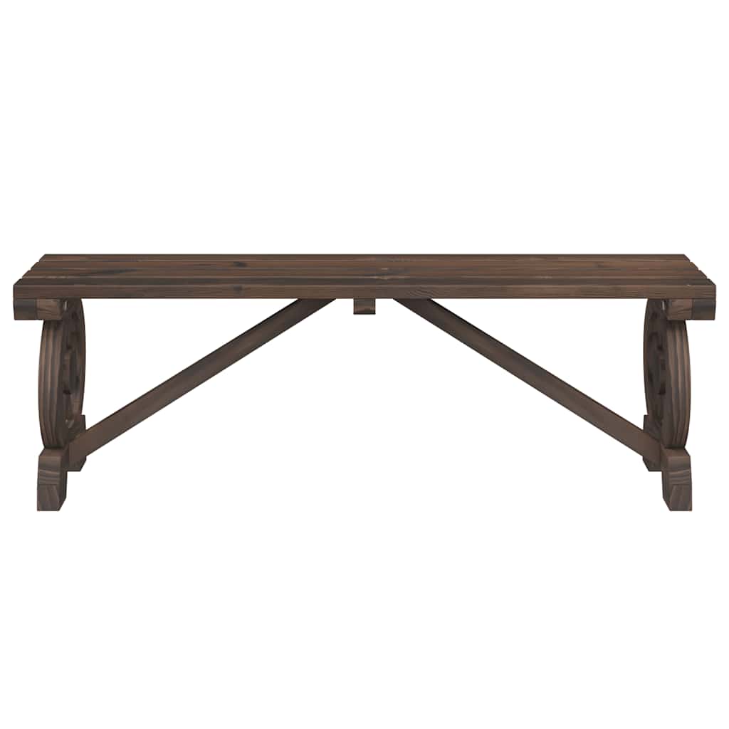 vidaXL 3 Piece Garden Dining Set Solid Wood Fir