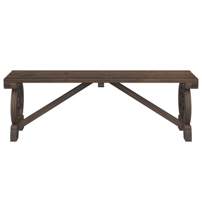 vidaXL 3 Piece Garden Dining Set Solid Wood Fir