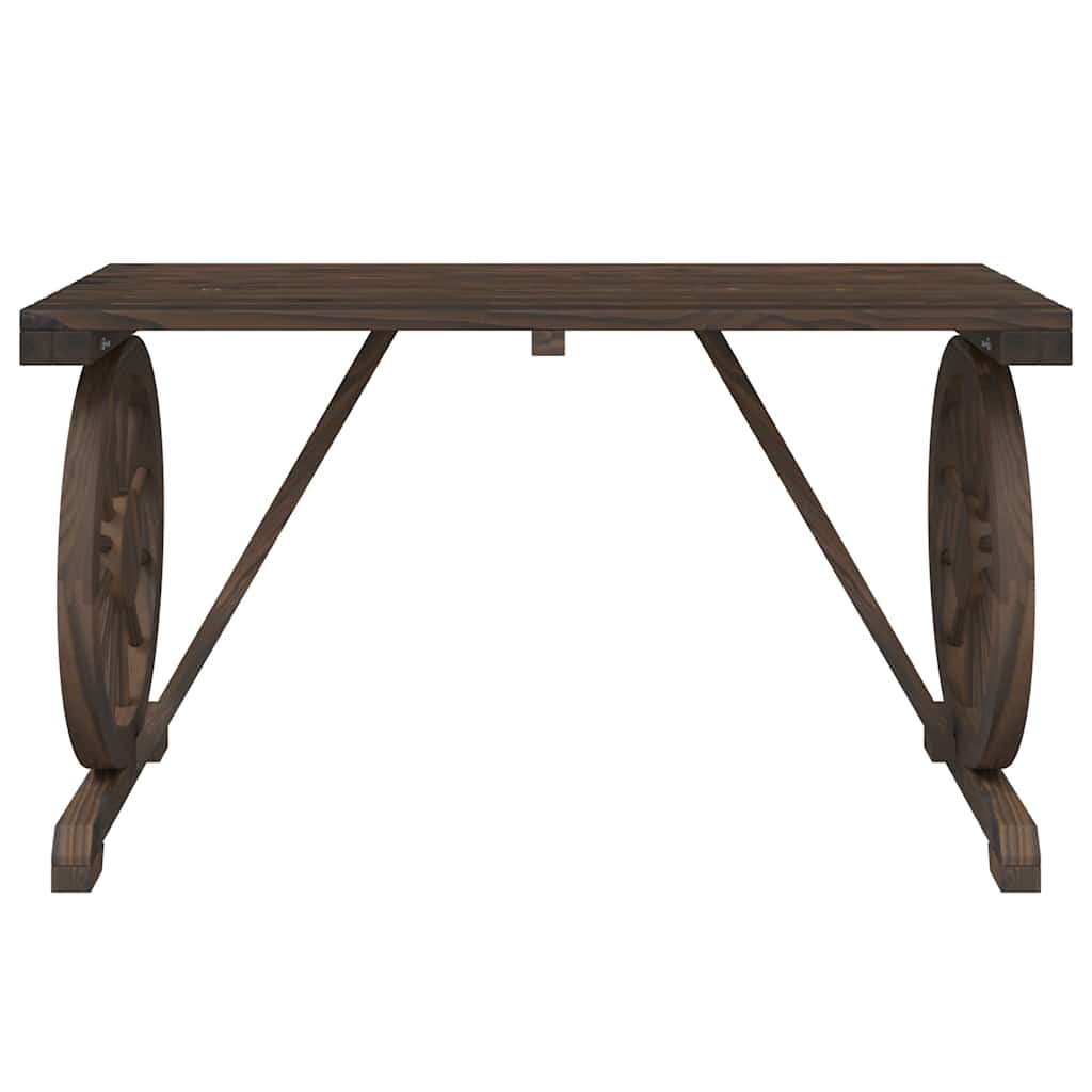 vidaXL 5 Piece Garden Dining Set Solid Wood Fir
