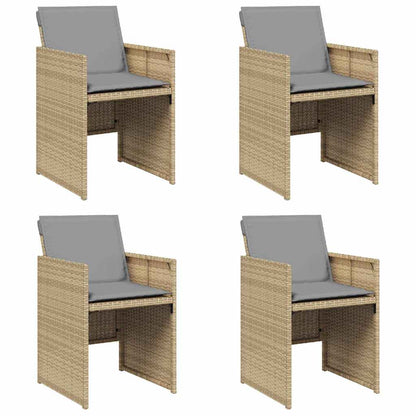 vidaXL Garden Chair | Set of 4 | Mix Beige, Light Grey