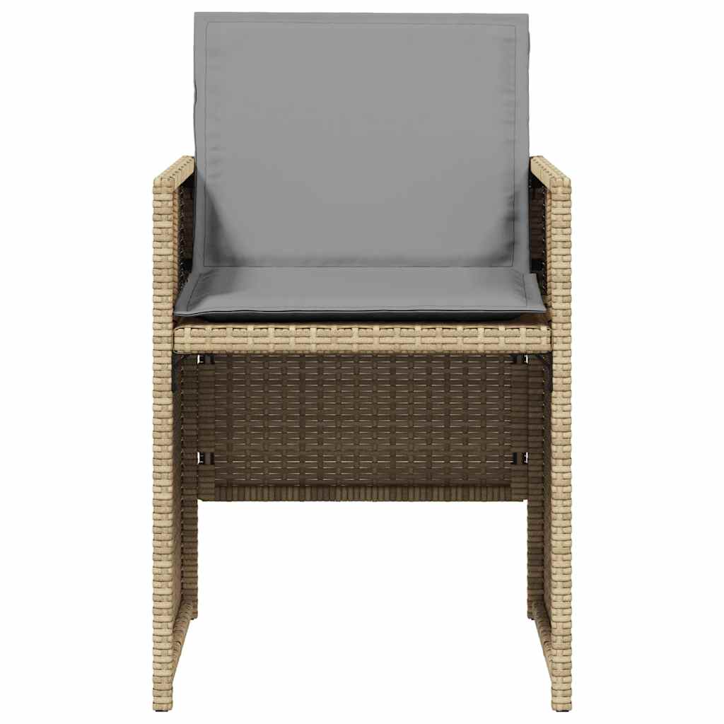vidaXL Garden Chair | Set of 4 | Mix Beige, Light Grey