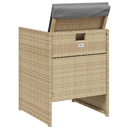 vidaXL Garden Chair | Set of 4 | Mix Beige, Light Grey
