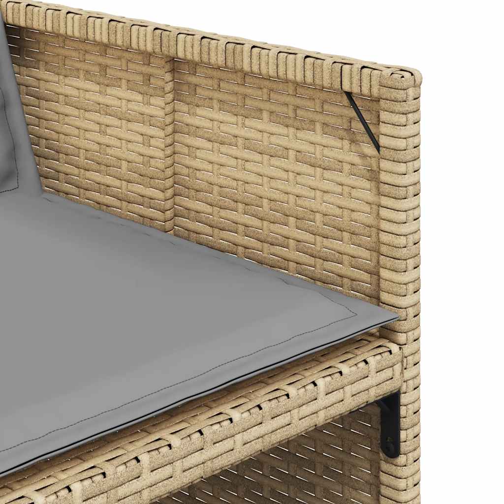 vidaXL Garden Chair | Set of 4 | Mix Beige, Light Grey