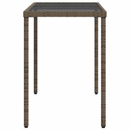 vidaXL 5 Piece Garden Dining Set with Cushions Grey Poly Rattan