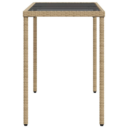 vidaXL 5 Piece Garden Dining Set with Cushions Mix Beige Poly Rattan