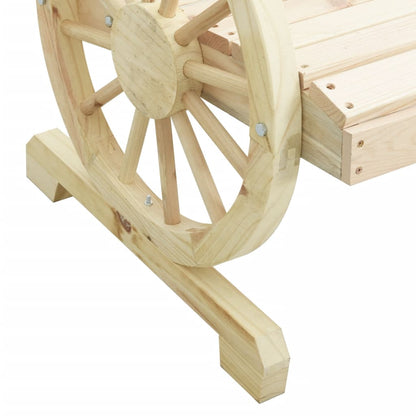 vidaXL Garden Adirondack Chair | Set of 2 | Natural wood | Solid fir wood