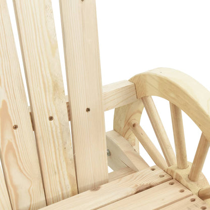 vidaXL Rocking Adirondack Chair Solid Wood Fir