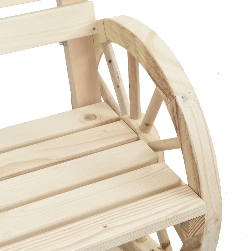 vidaXL Garden Chair | Natural wood | Solid Fir Wood | 58x58x78.5 cm | Durable